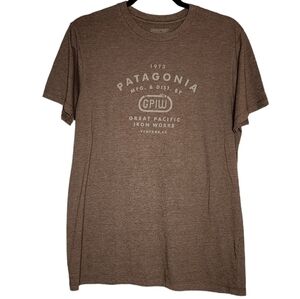 Patagonia Ventura California brown tee shirt.  Size medium